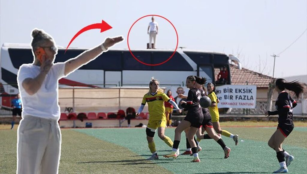 Cezalı Antrenör, Otobüsün Üzerinden Takımı Yönetti