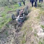 Manisa’da Devrilen Traktörde Hayatını Kaybetti