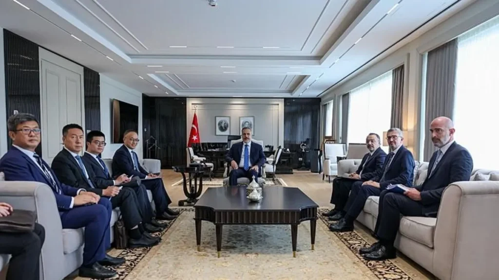 Dışişleri Bakanı Fidan, Çin Heyetini Kabul Etti!