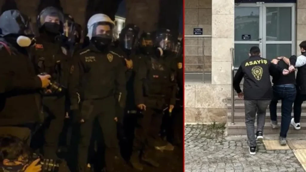 Saraçhane’de Polisi Tehdit Eden Provokatör Yakalandı