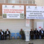 Şırnak’ta çiftçilere fıstık ve bıttım fidanı dağıtıldı