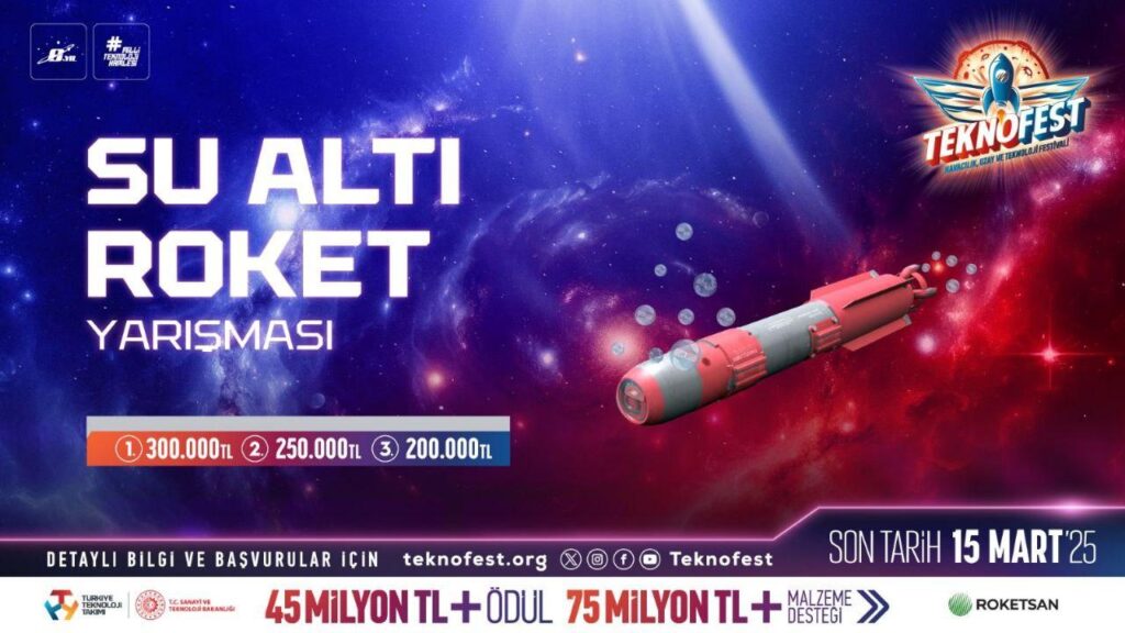 Su Altı Roket Yarışması: 300 Bin TL Ödül!