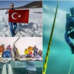 Şahika Ercümen’den Baykal Gölü’nde Buz Altı Dalışı!